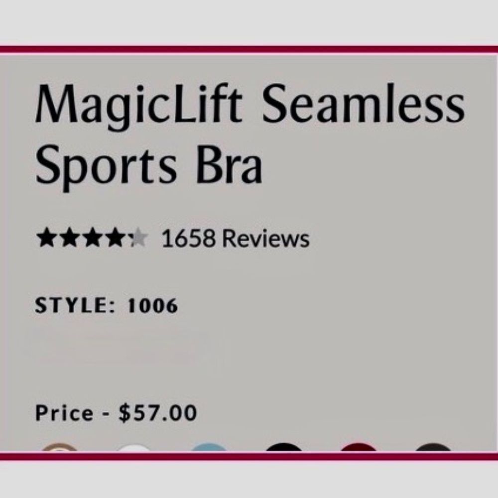 2 Glamorise Magic Lift Seamless Sport Bras Style 1006 Both Size 38DD - Picture 8 of 16